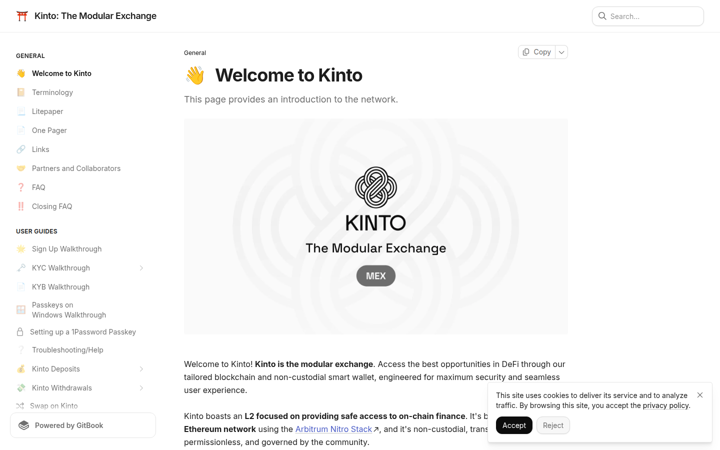 Archived Kinto documentation for the modular exchange